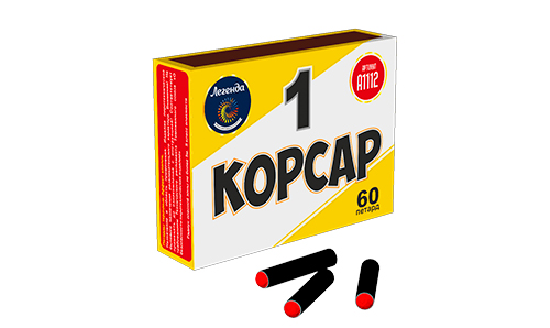  Петарды Корсар 1 в пленке  в Абдулине